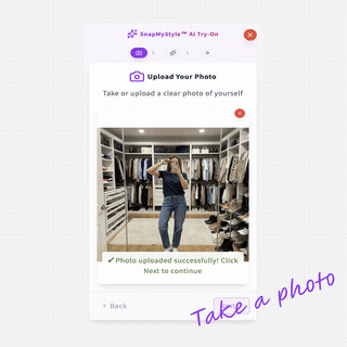 Snap My Style App Interface